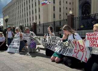 La militante leader des manifestations pour le retour des soldats mobilisés en Ukraine en Russie news-06082024-183422