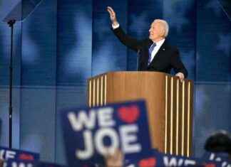 Passage de témoin de Joe Biden à Kamala Harris lors de la Convention démocrate news-20082024-120216