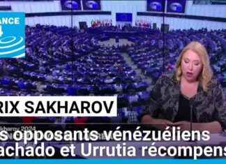 Les opposants vénézuéliens Machado et Urrutia remportent le prix Sakharov news-24102024-142203