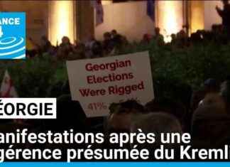 Manifestations en Géorgie suite à une ingérence présumée du Kremlin news-29102024-145347
