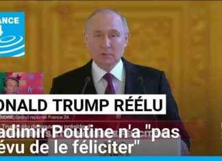 Vladimir Poutine refuse de féliciter Donald Trump pour sa réélection news-06112024-165227