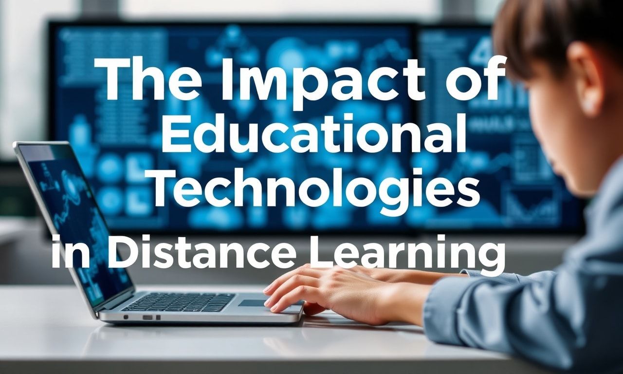 L'Impact des Technologies Éducatives sur l'Enseignement à Distance